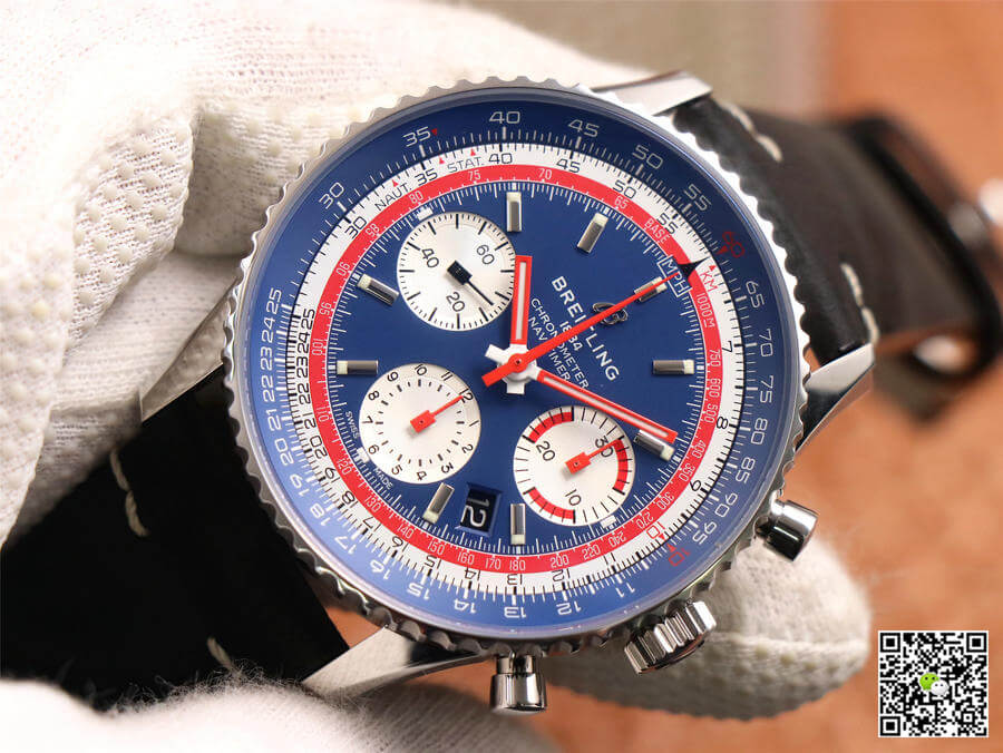 Replica Breitling Navitimer AB01212B1C1A1 1:1 Best Edition V9 Factory Blue Dial