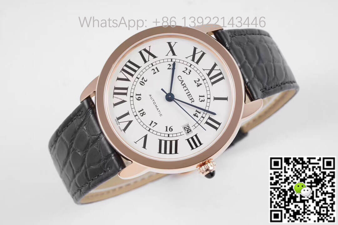 Replica RONDE DE Ca*t1er W6701009 1:1 Best Edition AF Factory White Dial