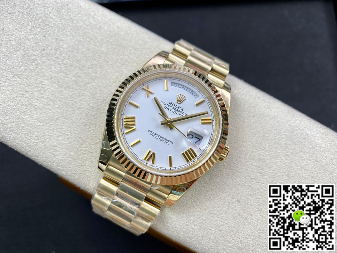 Replica R01ex Day Date M228238-0042 1:1 Best Edition EW Factory White Dial