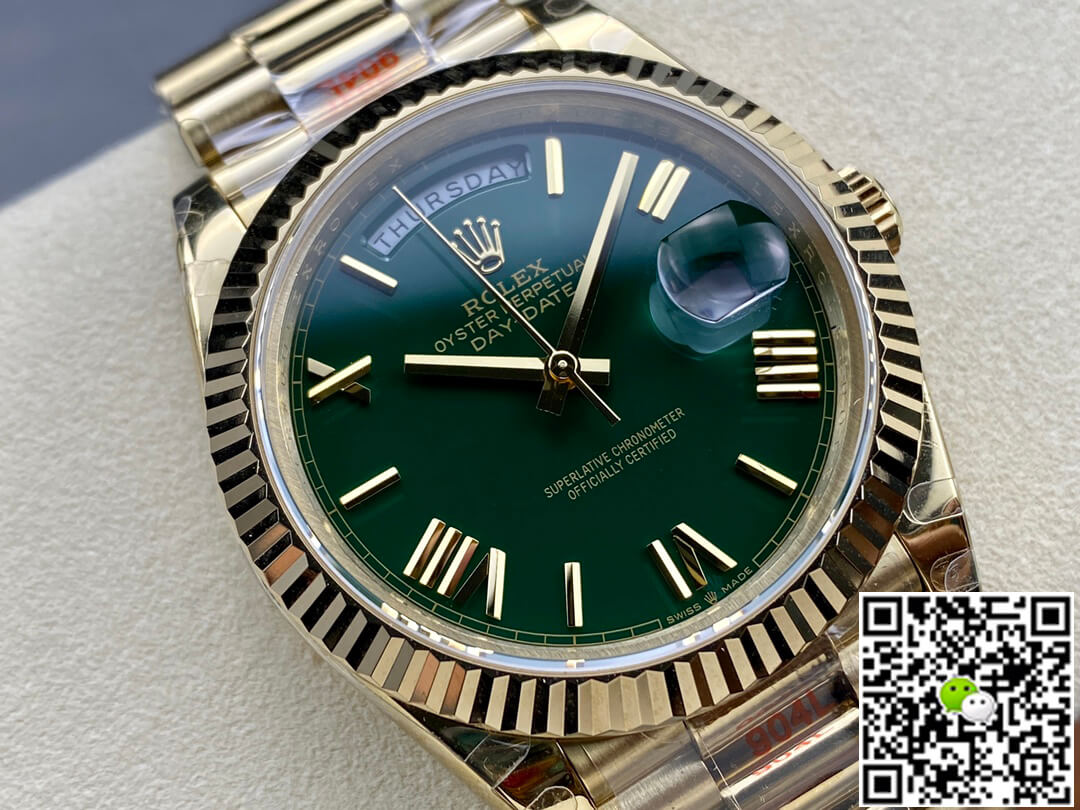 Replica R01ex Day Date M228238-0061 1:1 Best Edition GM Factory Green Dial