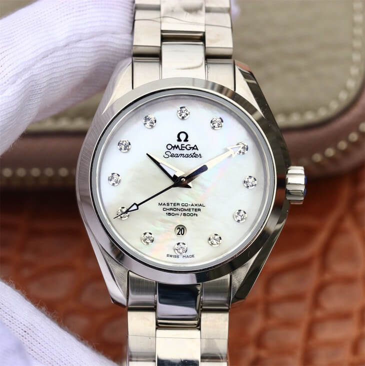 Replica 0me*ga Seamaster 231.10.34.20.55.002 Aqua Terra 150M 1:1 Best Edition 3S Factory White Dial