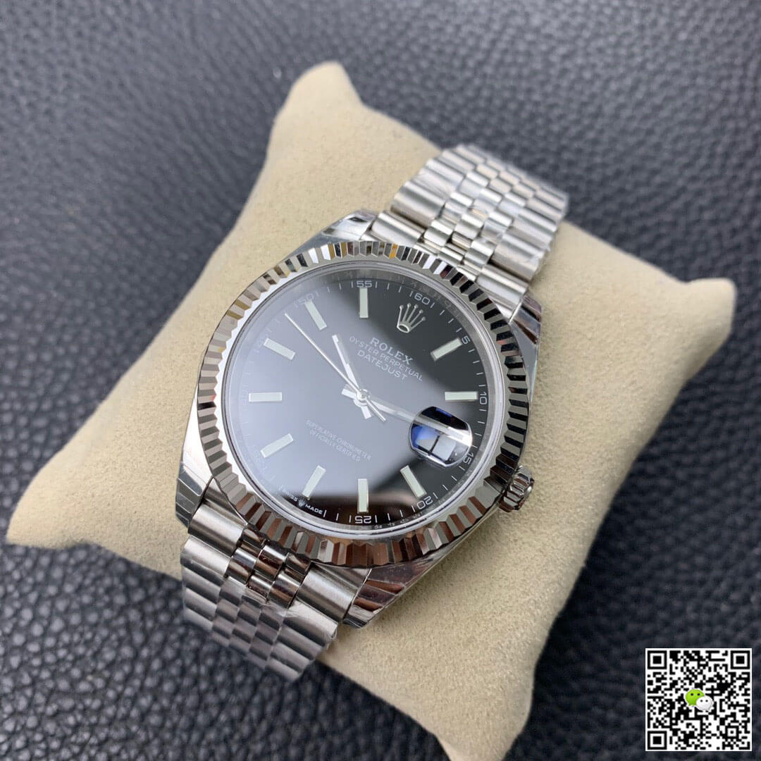 Replica R01ex Datejust M126334-0018 1:1 Best Edition EW Factory Black Dial