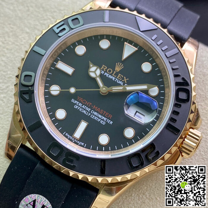 Replica R01ex Yacht Master 116655 1:1 Best Edition AR Factory Black Dial