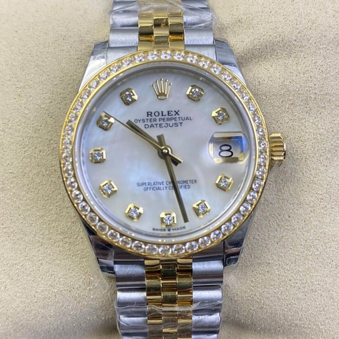 Replica R01ex Datejust M278383RBR-0028 31MM 1:1 Best Edition EW Factory Yellow Gold