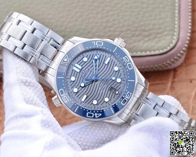 Replica 0me*ga Seamaster 210.30.42.20.06.001 1:1 Best Edition VS Factory Gray Dial Swiss ETA8800