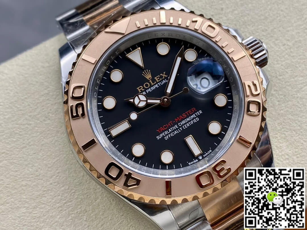 Replica R01ex Yacht Master M126621-0002 1:1 Best Edition Clean Factory Black Dial