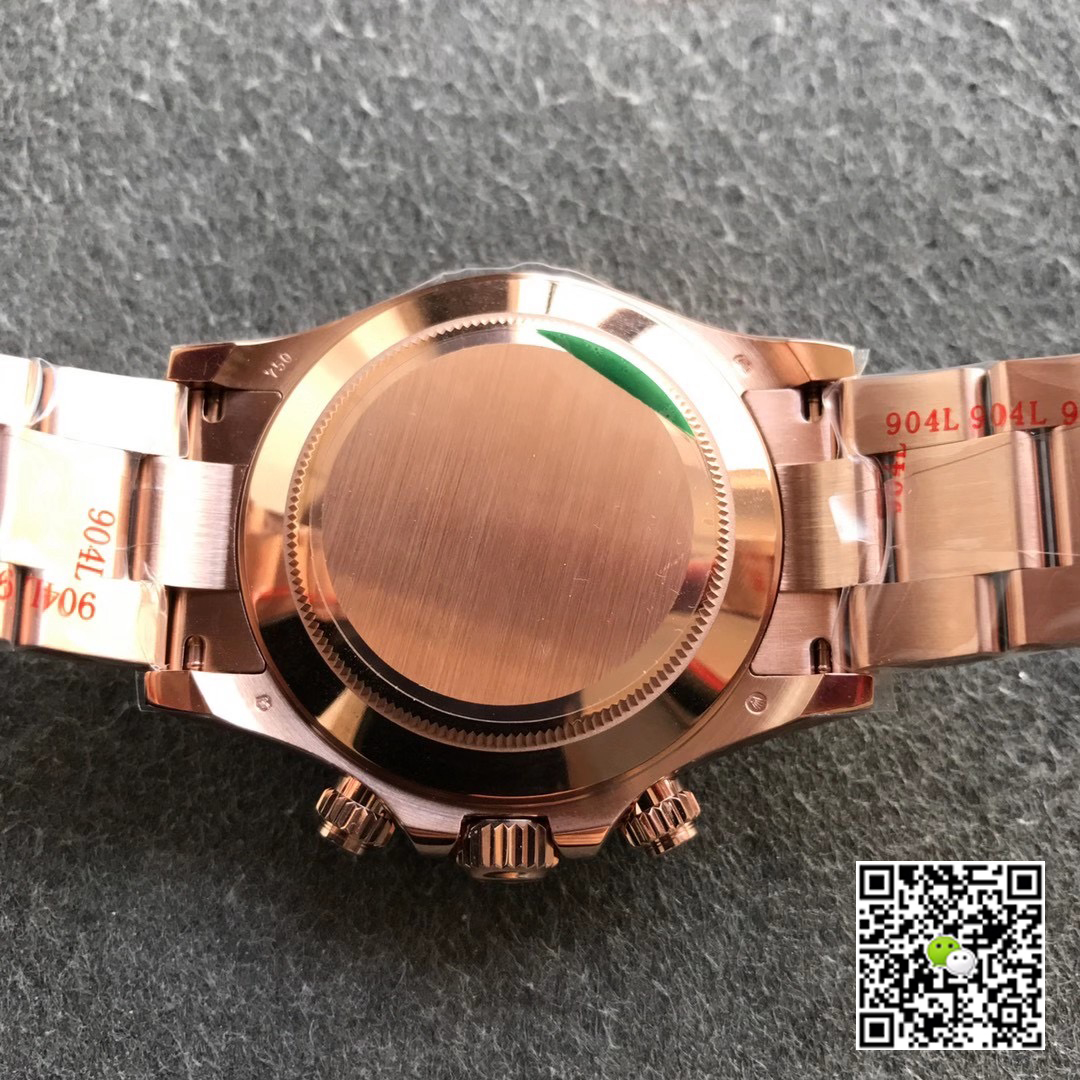 Replica R01ex Daytona m116505-0011 1:1 Best Edition Noob Factory Brown Dial