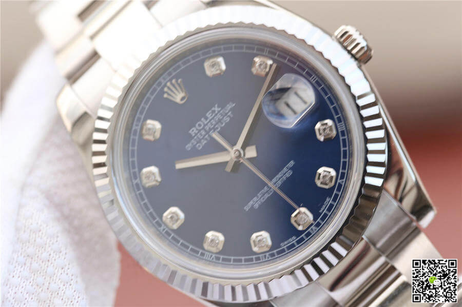 Replica R01ex Datejust M126334-0015 1:1 Best Edition EW Factory Blue Dial