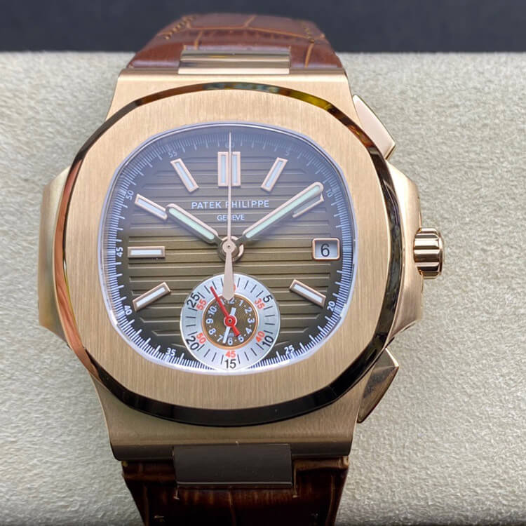 Replica Pat*k Phi1i*pe Nautilus 5980R-001 1:1 Best Edition 3K Factory V2 Brown Dial