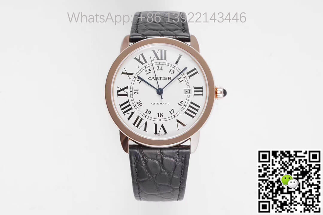 Replica RONDE DE Ca*t1er W6701009 1:1 Best Edition AF Factory White Dial