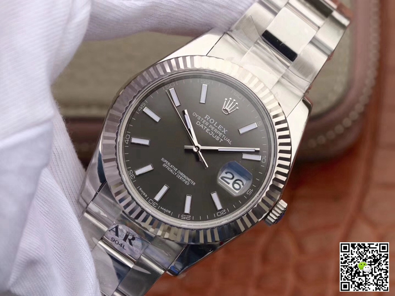 Replica R01ex Datejust 126334 1:1 Best Edition Black Dial