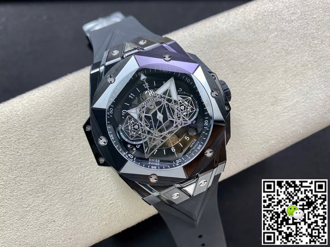 Replica Hublot Big Bang Sang Bleu II 418.CX.1114.RX.MXM20 1:1 Best Edition BB Factory Black Ceramics