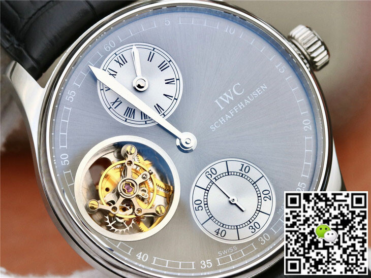 Replica IWC Portuguese IW544603 ZF Factory 1:1 Best Edition Tourbillon Grey Dial