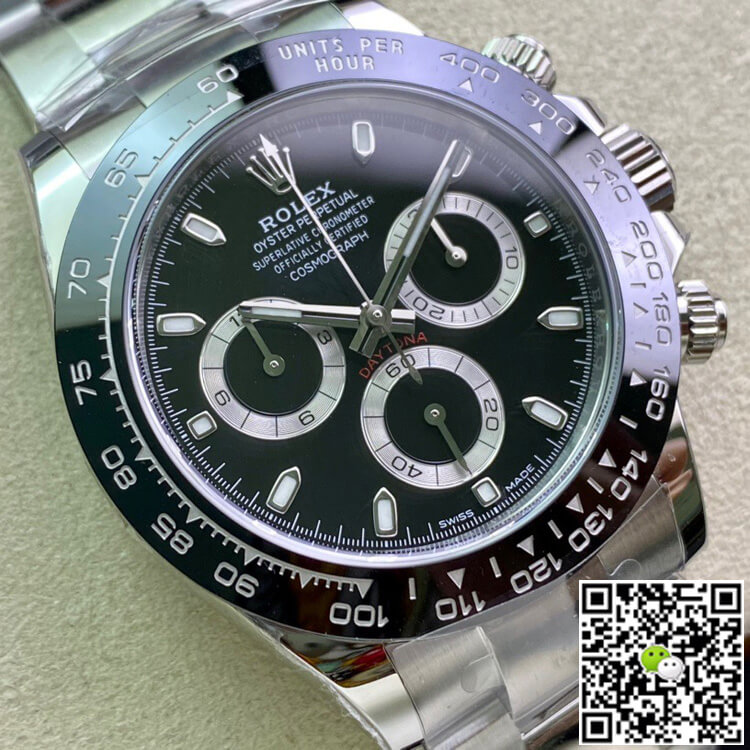Replica R01ex Cosmograph Daytona M116500LN-0002 1:1 Best Edition Clean Factory Black Dial