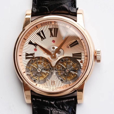 Replica Roger Dubuis Hommage RDDBHO0562 1:1 Best Edition JB Factory Gold Dial Swiss RD100