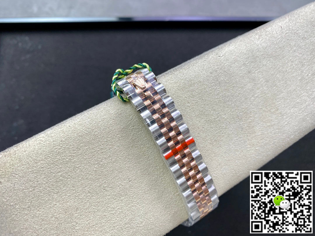 Replica R01ex Datejust 31MM 1:1 Best Edition EW Factory Rose Gold Green Dial