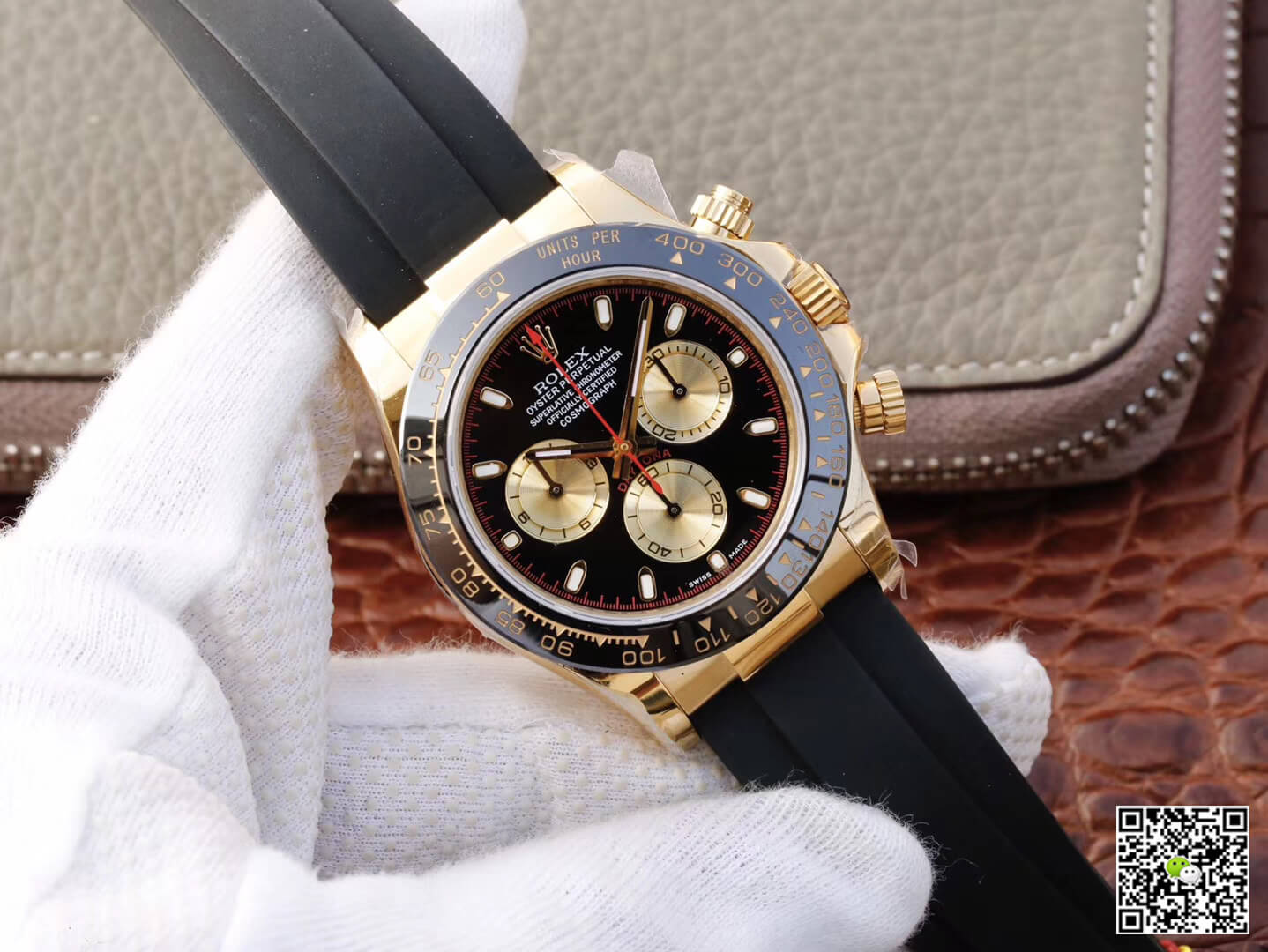 Replica R01ex Daytona Cosmograph M116518ln-0047 1:1 Best Edition JH Factory Yellow Gold Chronograph