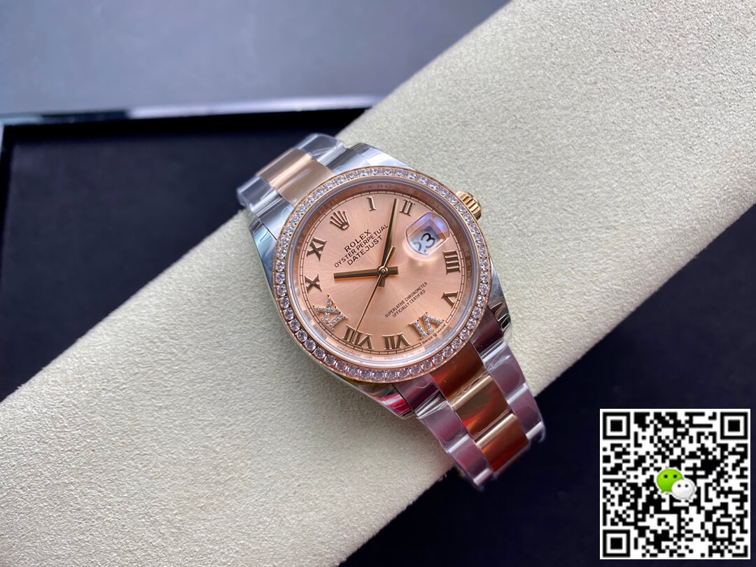 Replica R01ex Datejust M126281RBR-0016 1:1 Best Edition EW Factory Pink Dial