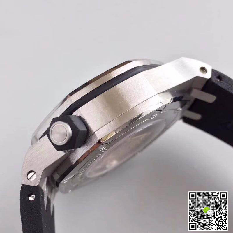 Replica Audemars P1g*et Royal Oak Offshore Diver 15710ST.OO.A002CA.02 JF Factory 1:1 Best Edition Swiss ETA3120 White Textured Dial