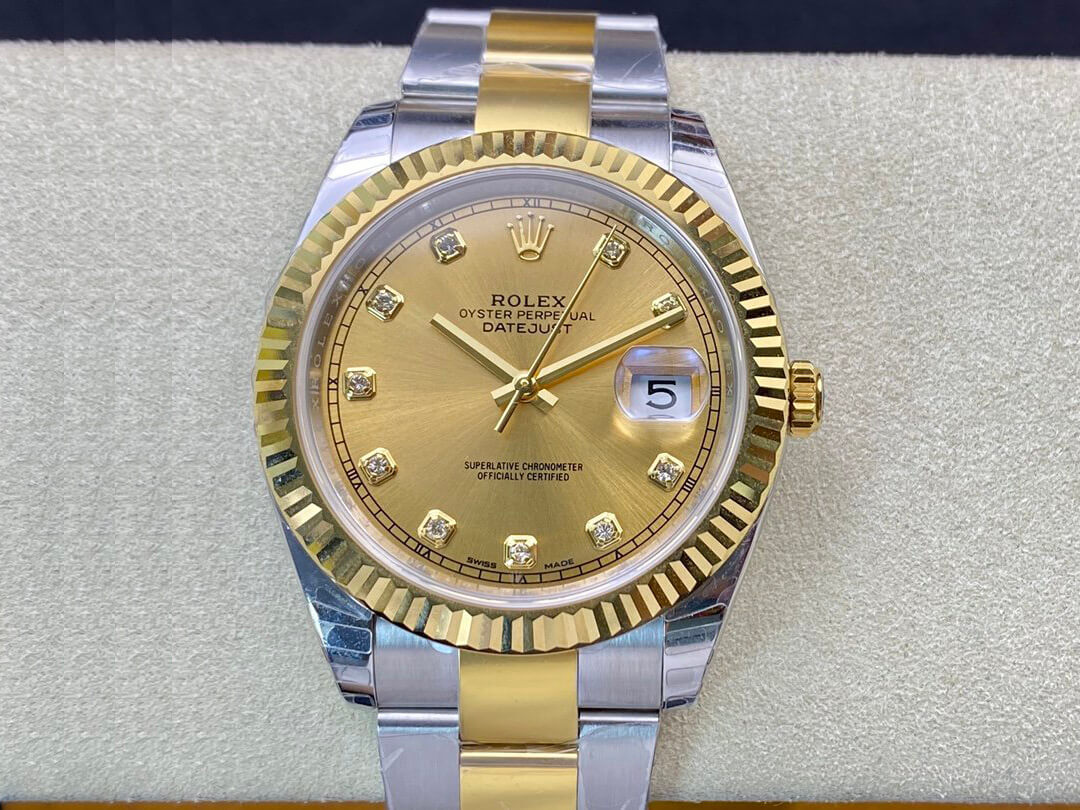 Replica R01ex Datejust M126333-0011 1:1 Best Edition EW Factory Champagne Dial