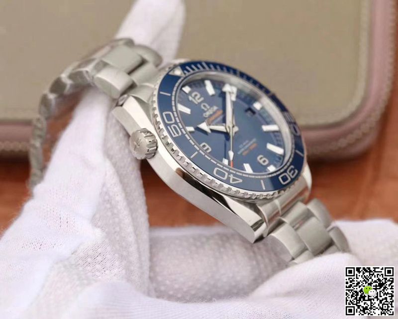Replica 0me*ga Seamaster 215.30.44.21.03.001 1:1 Best Edition VS Factory Blue Ceramic Dial Swiss 8900