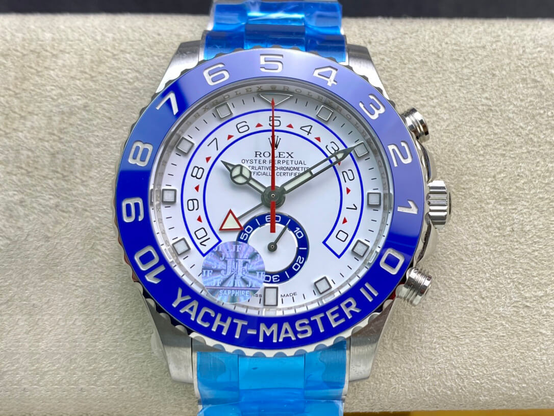 Replica R01ex Yacht-Master M116680-0002 1:1 Best Edition JF Factory White Dial