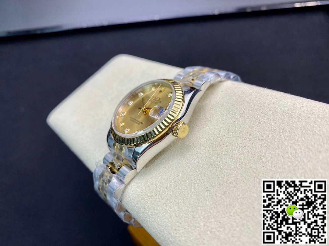 Replica R01ex Datejust M278273-0026 31MM 1:1 Best Edition EW Factory Champagne Dial