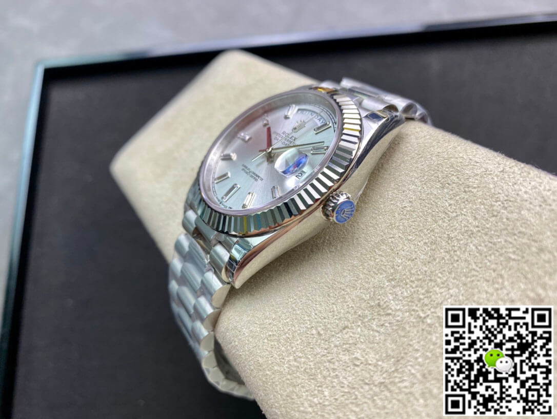 Replica R01ex Day Date M228239-0003 1:1 Best Edition EW Factory White Gold