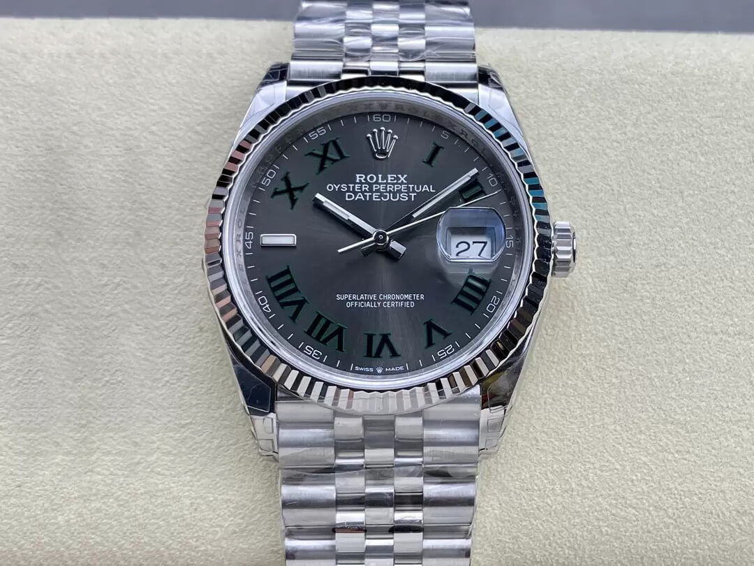 Replica R01ex Datejust M126234-0045 36MM 1:1 Best Edition VS Factory Gray Dial