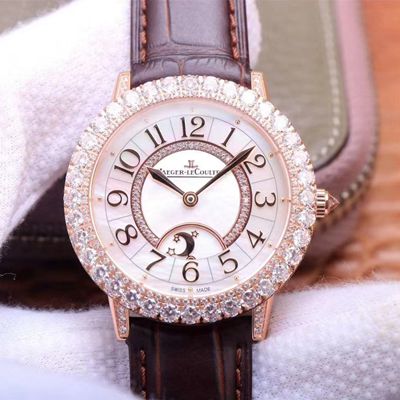 Replica Jaeger LeCoultre Rendez Vous Q3523570 1:1 Best Edition ZF Factory Rose Gold D1am0nd Swiss ETA925B/1
