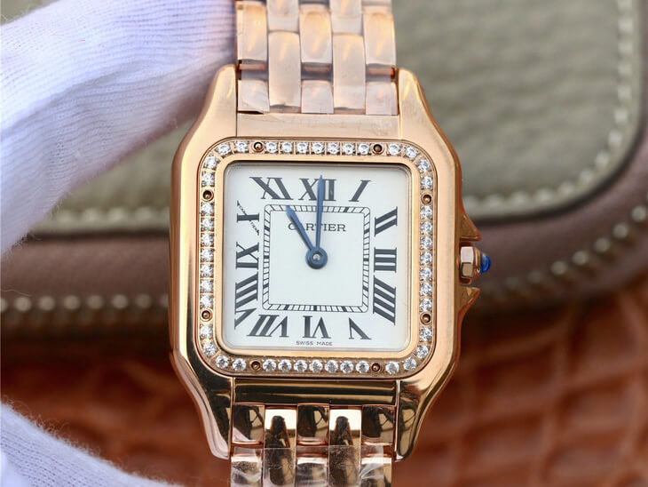 Replica Panthere De Ca*t1er WJPN0009 27MM 1:1 Best Edition 8848 Factory D1am0nd-set Bezel