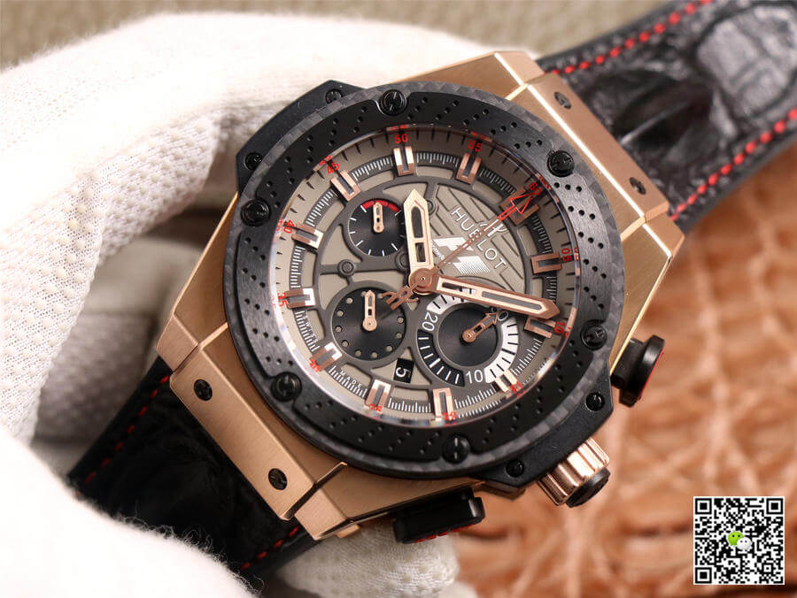 Hublot Replica King Power 703.ZM.1123.NR.FMO10 1:1 Best Edition V6 Factory Rose Gold