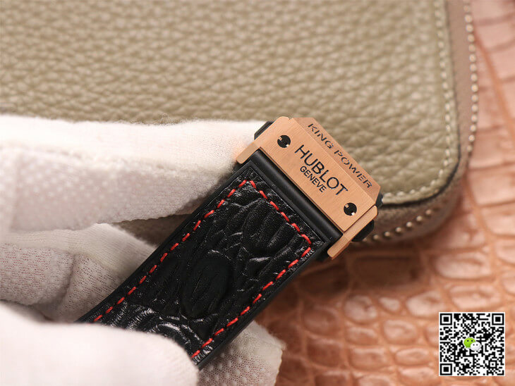 Hublot Replica King Power Ferrari F1 1:1 Best Edition V6 Factory Black Dial Rose Gold