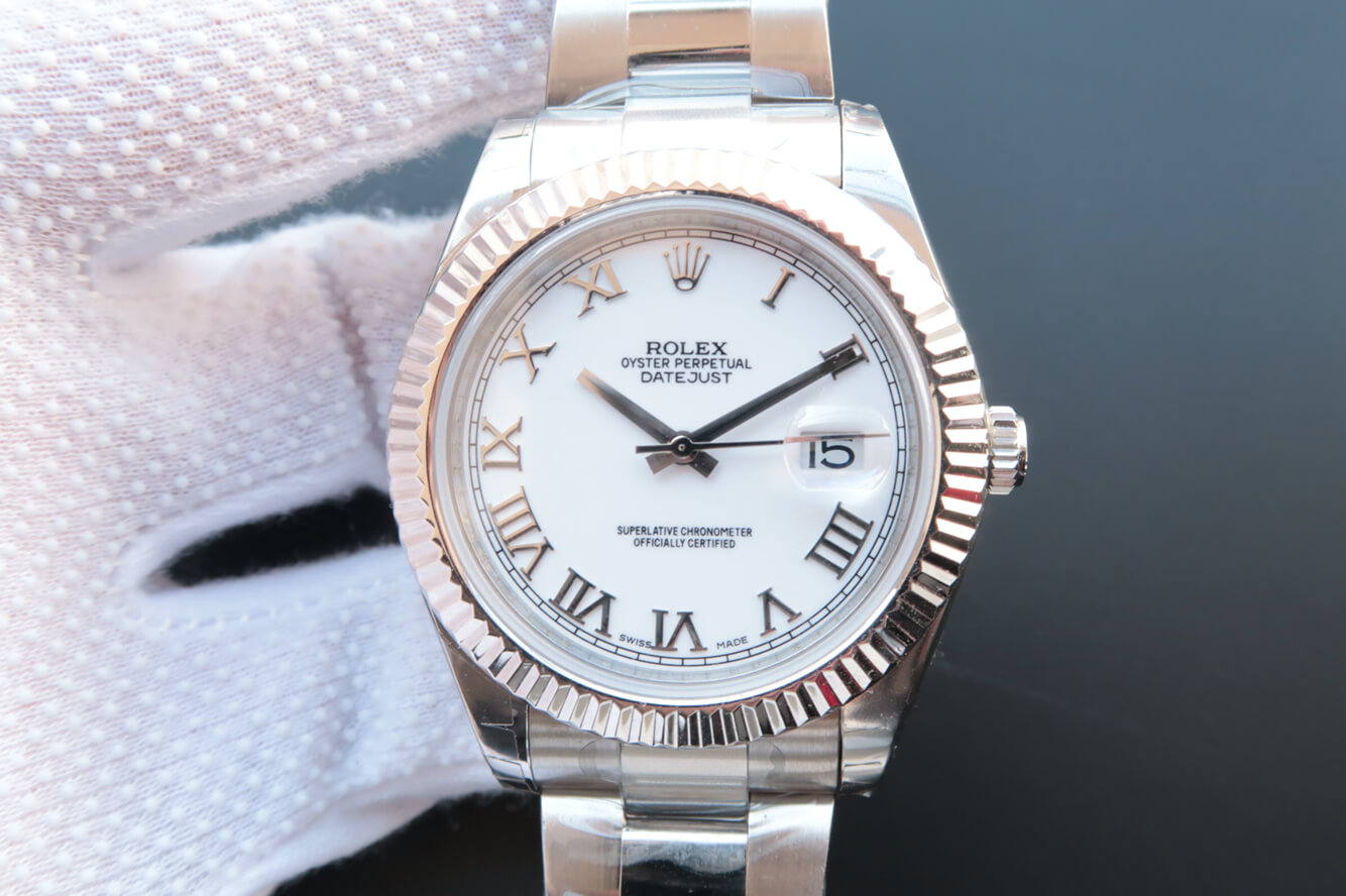 Replica R01ex Datejust M126334-0023 1:1 Best Edition EW Factory White Dial