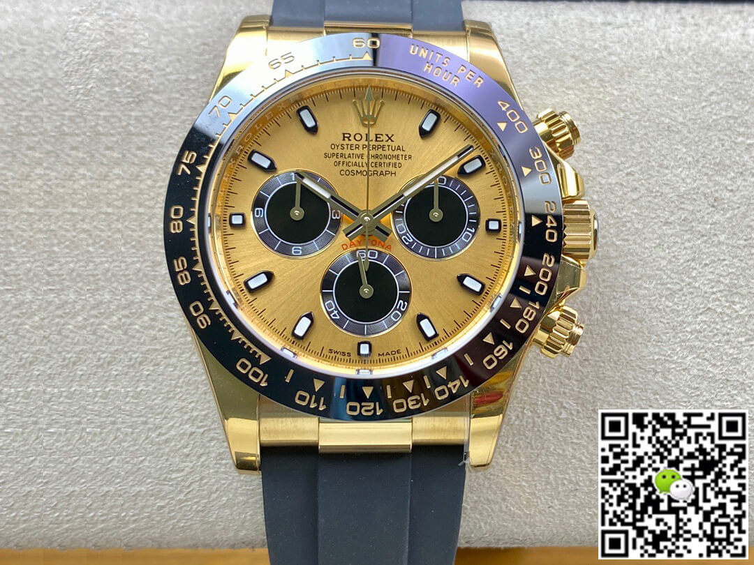 Replica R01ex Daytona M116518LN-0048 1:1 Best Edition BT Factory Champagne Dial
