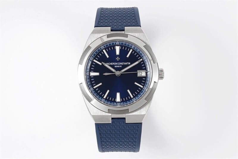 Replica Vacheron C0nstan1n Overseas 4500V 1:1 Best Edition PPF Factory Blue Rubber Strap