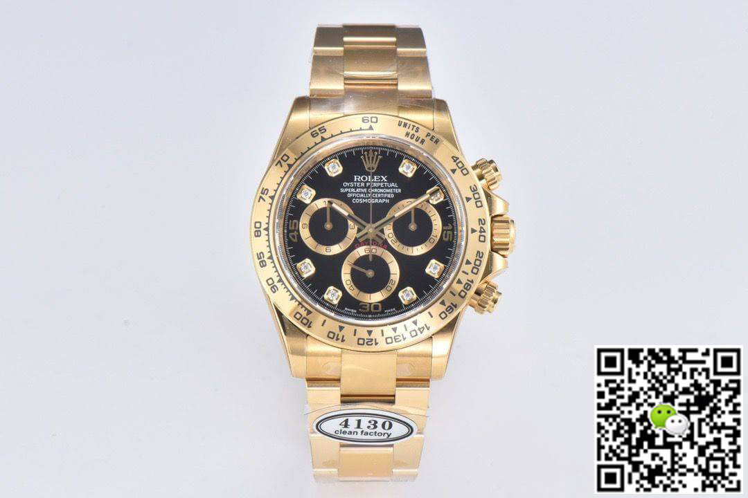 Replica R01ex Cosmograph Daytona M116508-0016 1:1 Best Edition Clean Factory Black Dial
