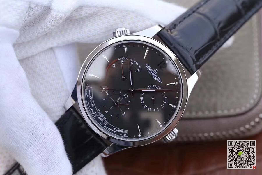 Replica Jaeger-LeCoultre Master Geographic 1428421 TW Factory 1:1 Best Edition Swiss ETA939A/1 Black Dial