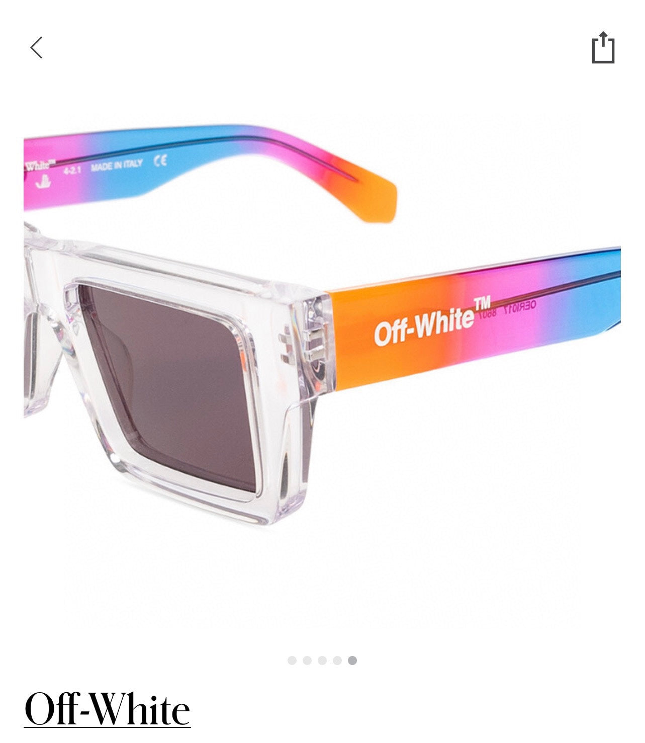 Off White Sunglasses