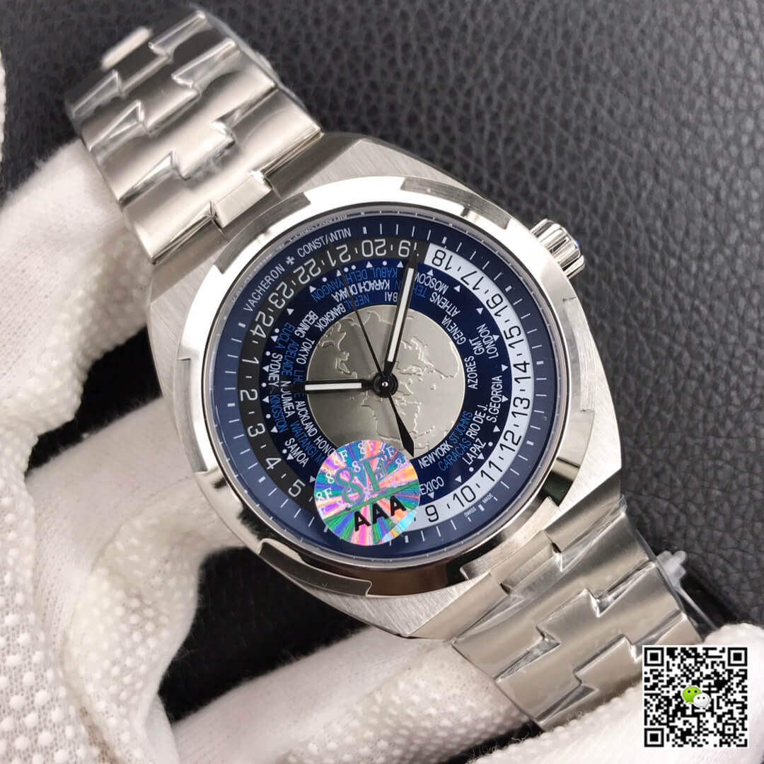 Replica Vacheron C0nstan1n Overseas 7700V/110A-B172 1:1 Best Edition 8F Factory Blue Dial