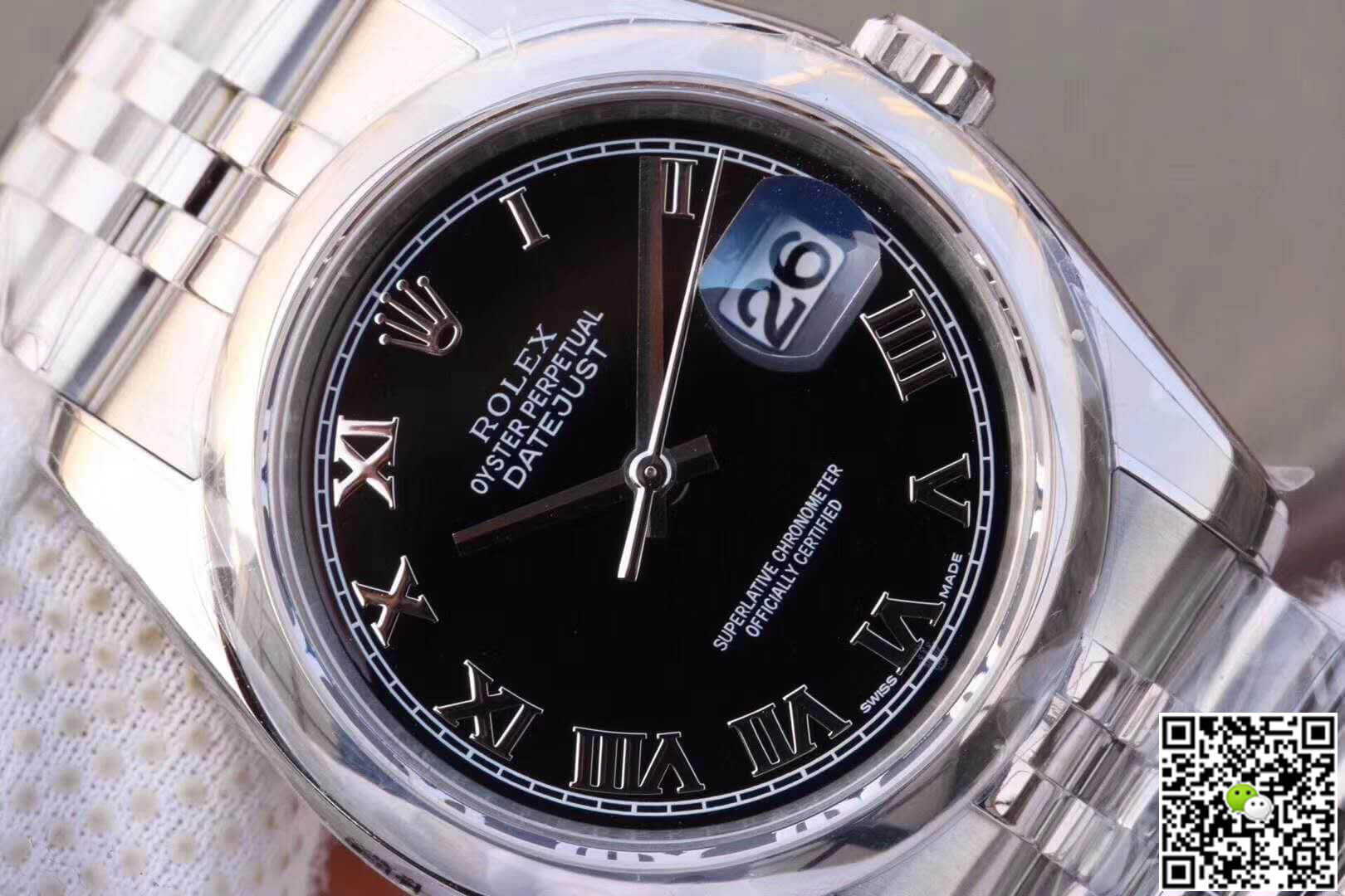 R01ex Dupe Datejust 36mm 116234 1:1 Best Edition Swiss ETA3135 Black Dial