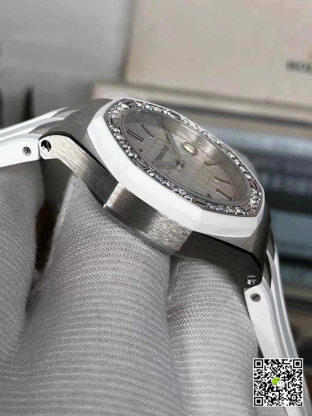 Replica Audemars P1g*et Royal Oak Offshore 67540SK.ZZ.A010CA.01 1:1 Best Edition White Dial