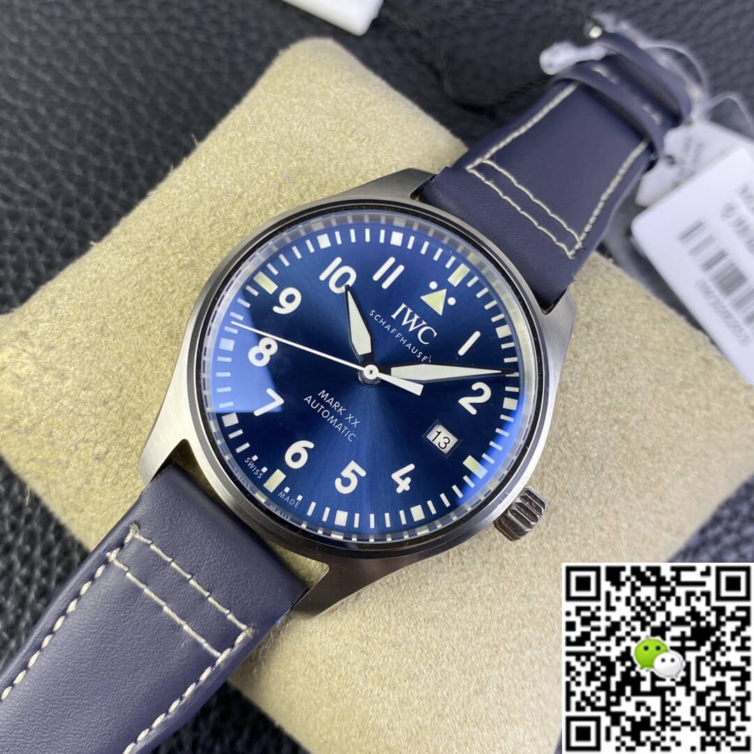 Replica IWC Pilot IW328203 1:1 Best Edition M+ Factory Blue Dial