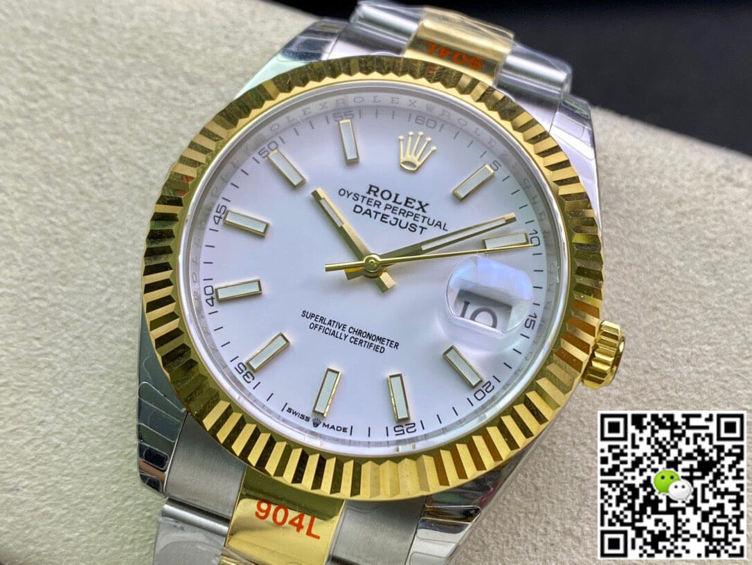 Replica R01ex Datejust M126333-0015 1:1 Best Edition EW Factory White Dial