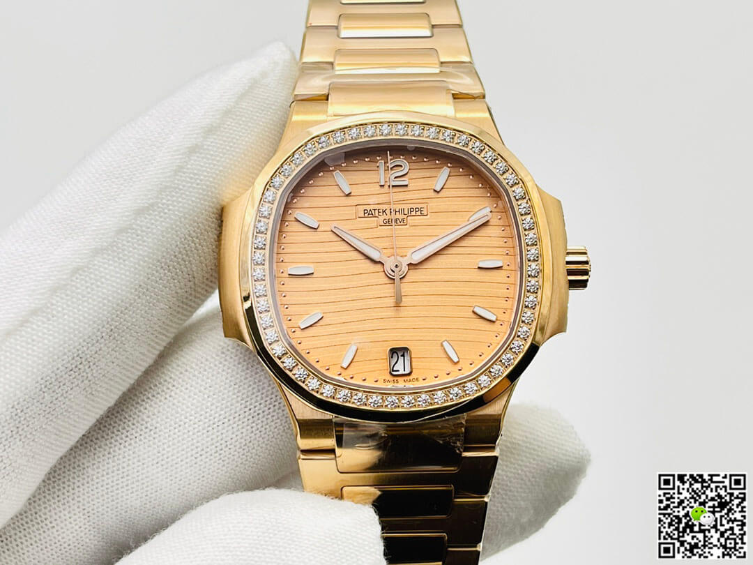 Replica Pat*k Phi1i*pe Nautilus Ladies 7118/1200R-010 1:1 Best Edition 3K Factory Rose Gold