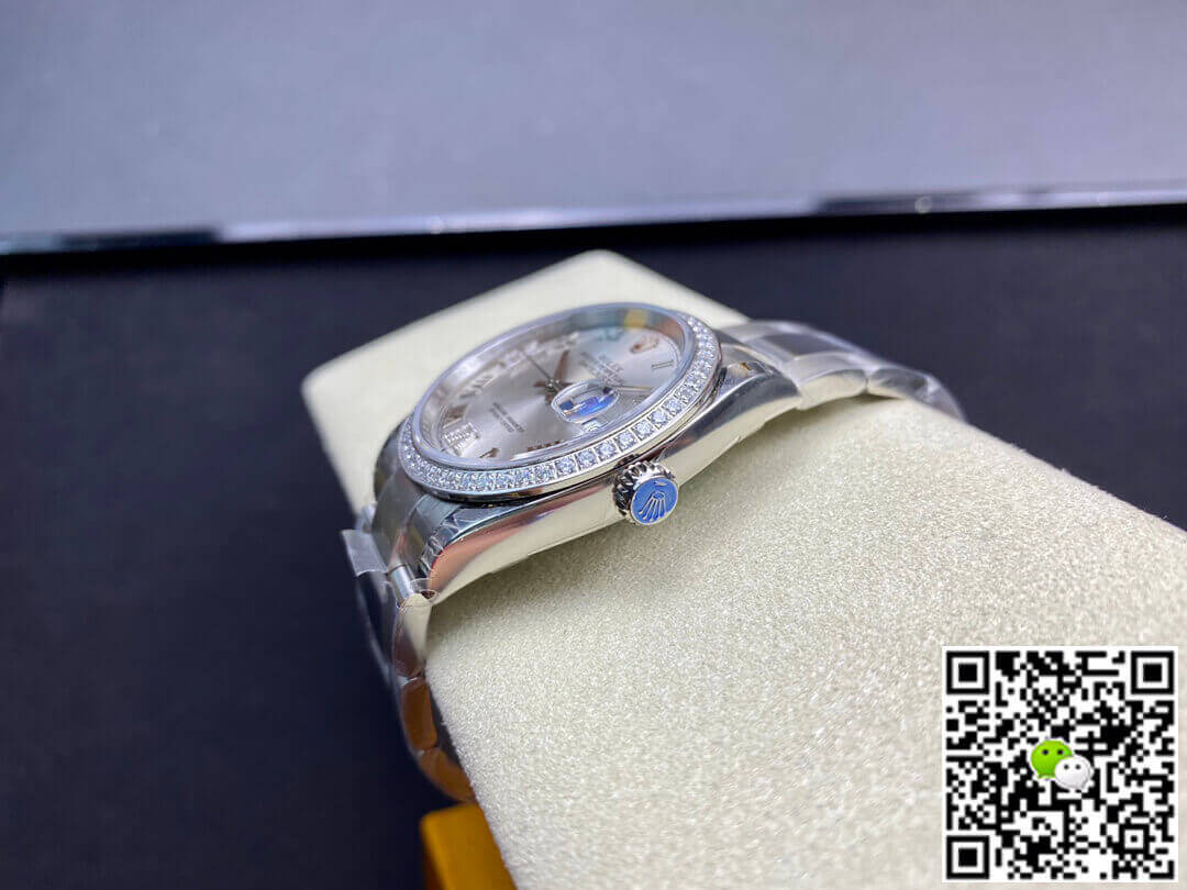 Replica R01ex Datejust M126284RBR-0022 1:1 Best Edition EW Factory Silver Dial