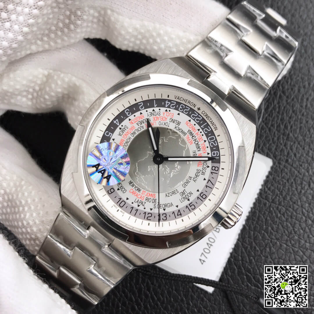 Replica Vacheron C0nstan1n Overseas 7700V/110A-B129 1:1 Best Edition 8F Factory Stainless Steel