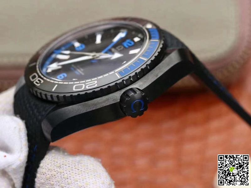 Replica 0me*ga Seamaster 215.92.46.22.01.002 1:1 Best Edition VS Factory Black Ceramic Swiss ETA8906