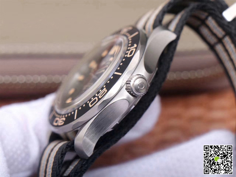 Replica 0me*ga Seamaster 210.92.42.20.01.001 1:1 Best Edition James Bond 007 VS Factory Black Dial Swiss ETA2836-2