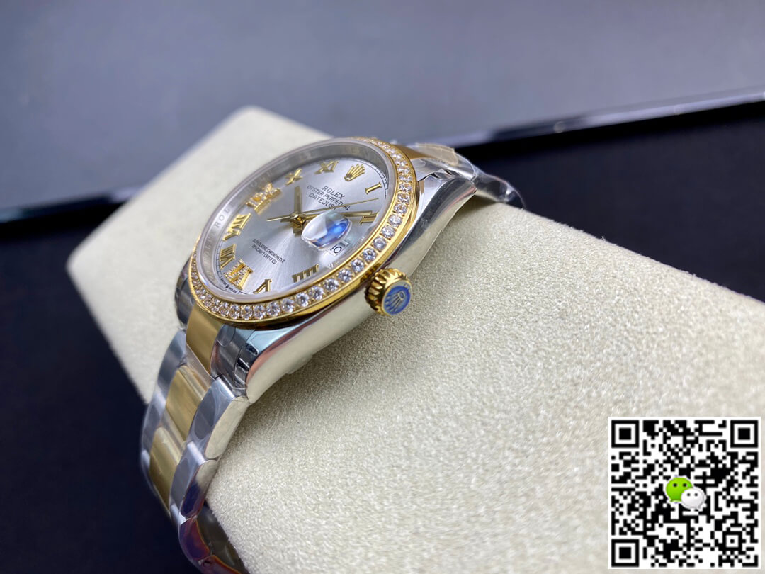 Replica R01ex Datejust M126283RBR-0018 1:1 Best Edition EW Factory Silver Dial